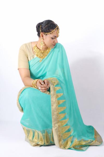 Indischer Sari "Ruchira"